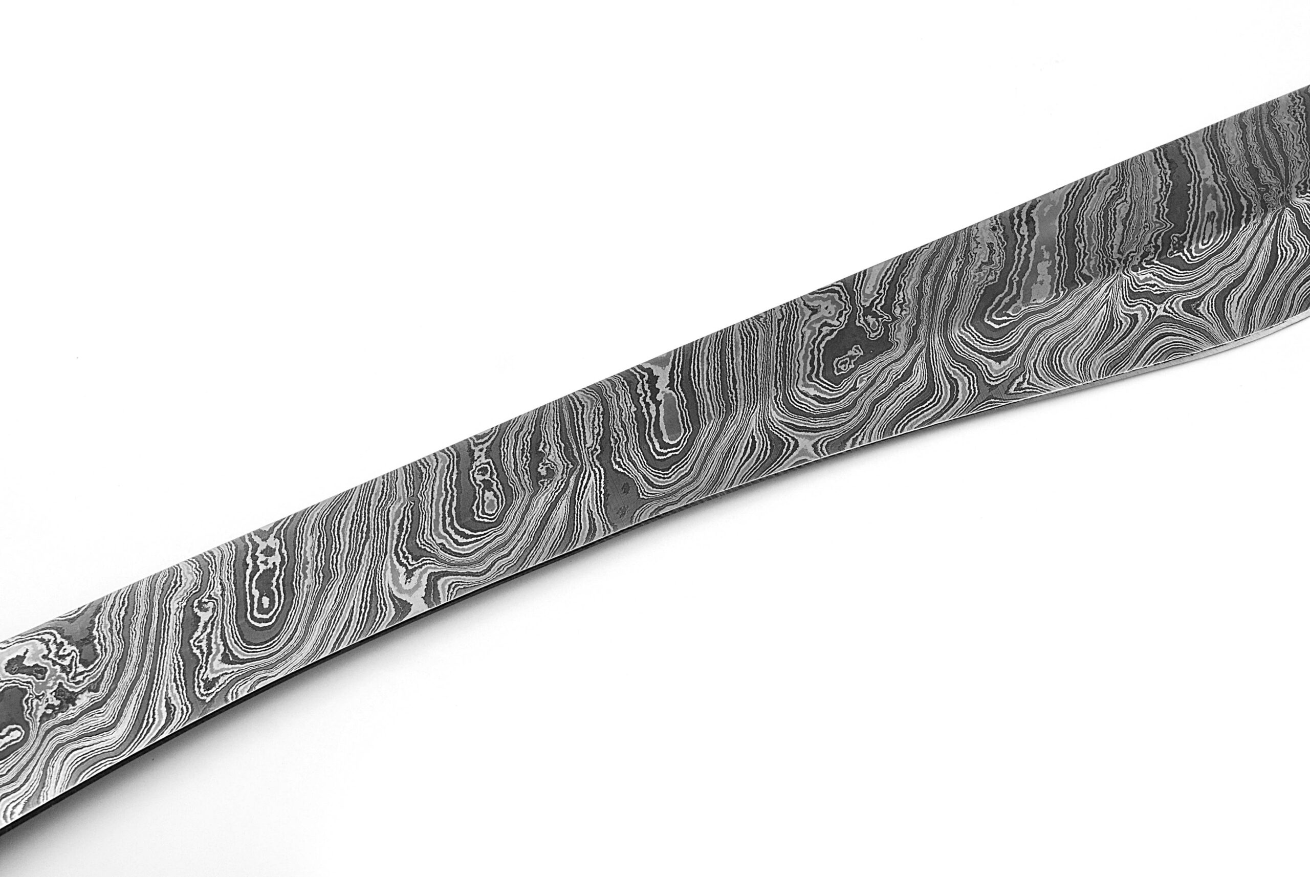 23 inch Handmade Custom Forged Fixed Blade Damascus Steel Hunting Survival Camping Kukri Machete Bowie Knife - Image 3