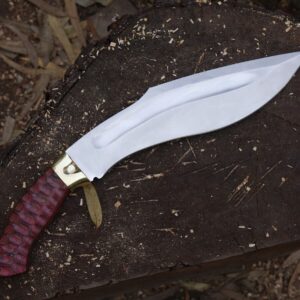 handmade D2 steel Survival Camping Outdoors Kukri Knife